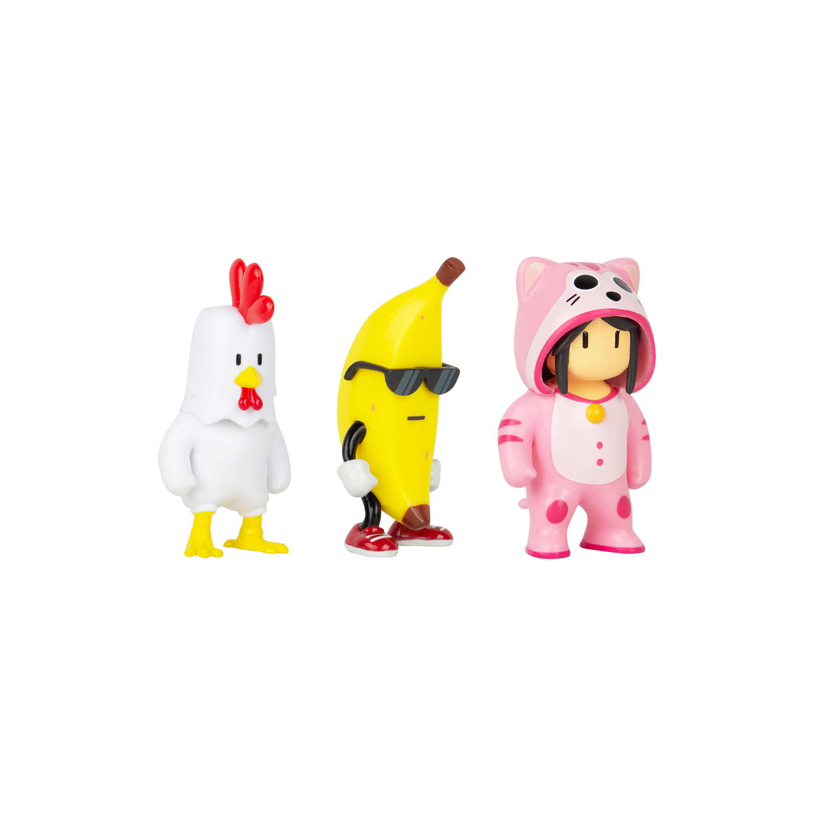 Фигурка Stumble Guys набор коллекционных - Цыпленок, Банан, Мяумер (SG2020-6) изображение 3