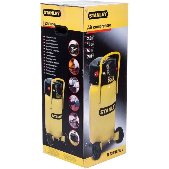 Компрессор Stanley D 230/10/50V, 222 л/мин, 1.5 кВт, 24,9 кг (D230/10/50V) изображение 2
