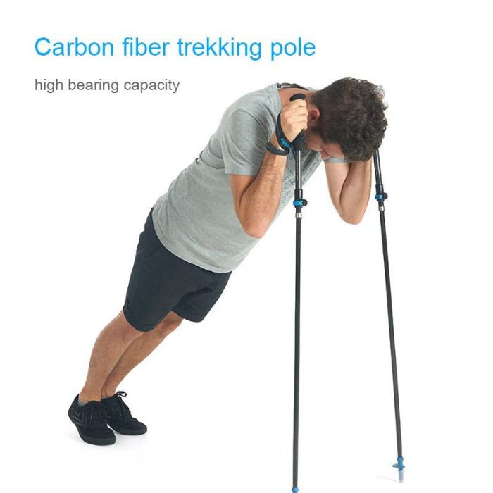 Трекінгові палиці Naturehike ST07 NH18D010-Z 115-135 см блакитна 1 шт (6927595748510) зображення 4