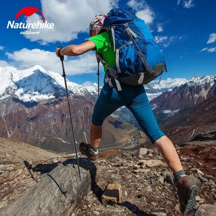 Трекінгові палиці Naturehike ST07 NH18D010-Z 115-135 см блакитна 1 шт (6927595748510) зображення 5