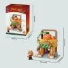 Конструктор Pantasy Kung Fu Panda Кунгфу Панда Мини Вид на улицу - Фруктовая лавка Тигрицы (86508) изображение 5