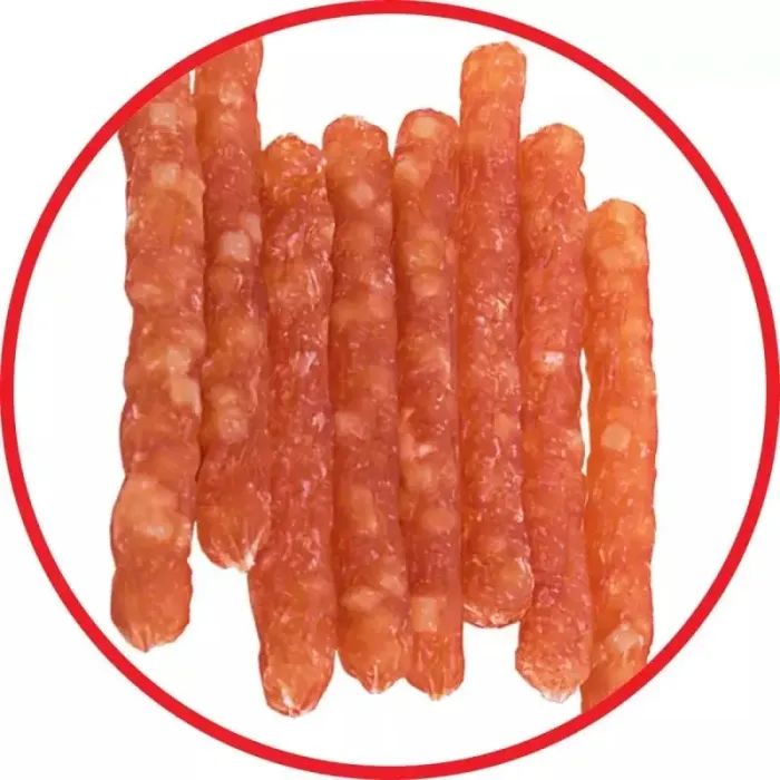 Лакомство для собак LupiPets Колбаски с птицей и творогом 7 см 500 г (W32-500) изображение 2