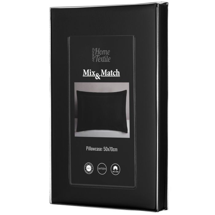 Наволочка Ardesto Mix&Match Premium 50х70+5см 100% хлопок, сатин розовый светлый (ART5070PCU) изображение 12