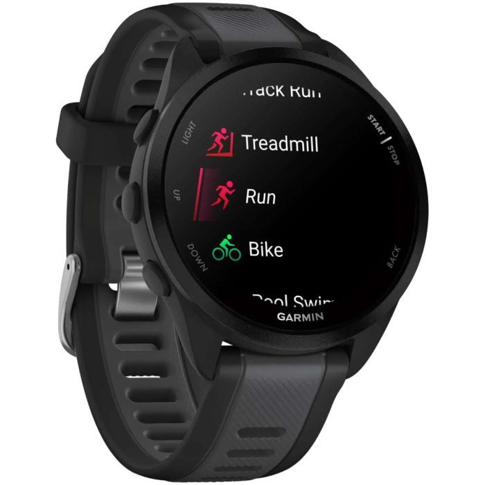 Смарт-годинник Garmin Forerunner 165, GPS, Black/Slate Grey, GPS (010-02863-20) зображення 3