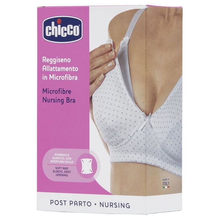 Бюстгальтер для кормления Chicco из микрофибры, белый, Размер: 85C (8058664001163) (21161.00.41)
