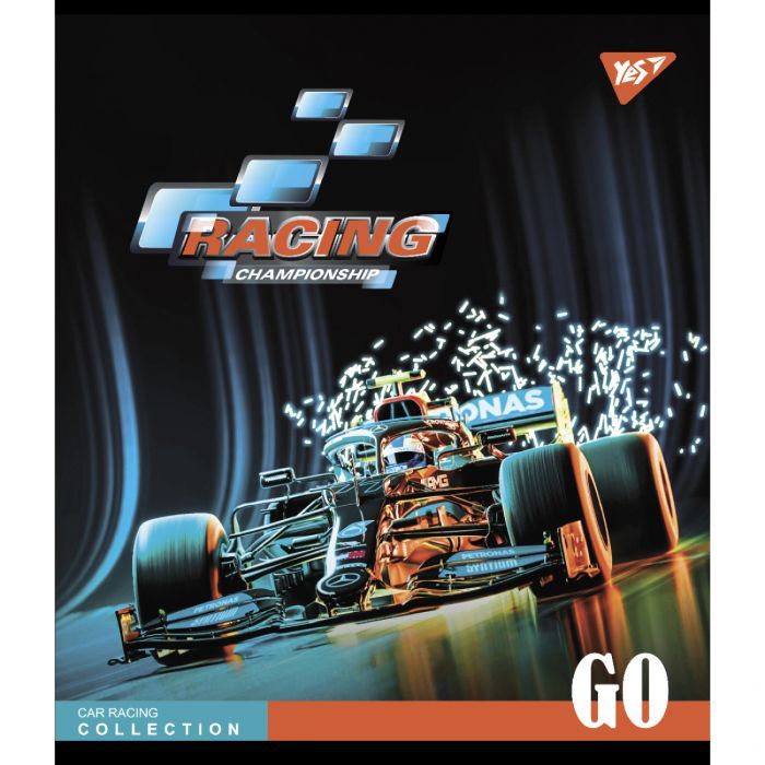 Тетрадь Yes А5 Racing championship 96 листов клетка (766897) изображение 2