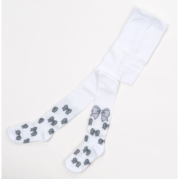 Колготки дитячі UCS Socks з бантиком (M0C0301-1125-86G-cream) зображення 2