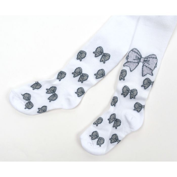 Колготки дитячі UCS Socks з бантиком (M0C0301-1125-86G-cream) зображення 3