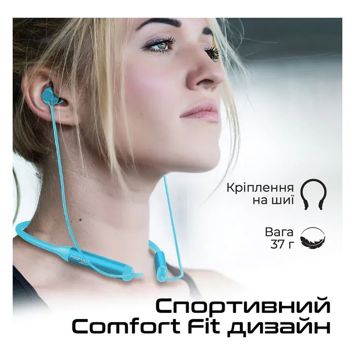 Наушники Promate ANC Velcon Blue (velcon.blue) изображение 4