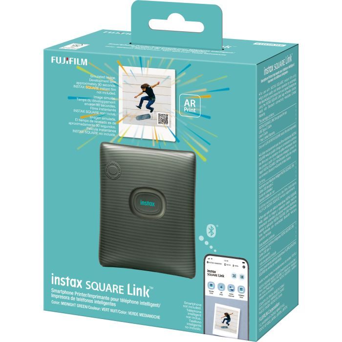 Сублимационный принтер Fujifilm INSTAX SQ Link Green (16785482) изображение 7