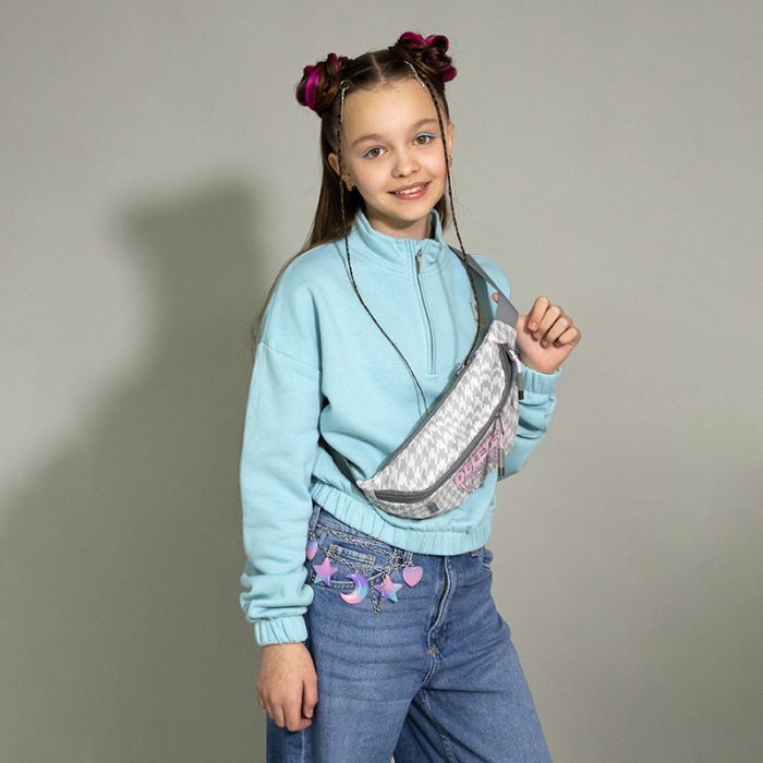 Сумка-бананка Kite Teens Серая (K24-2770-2) изображение 8