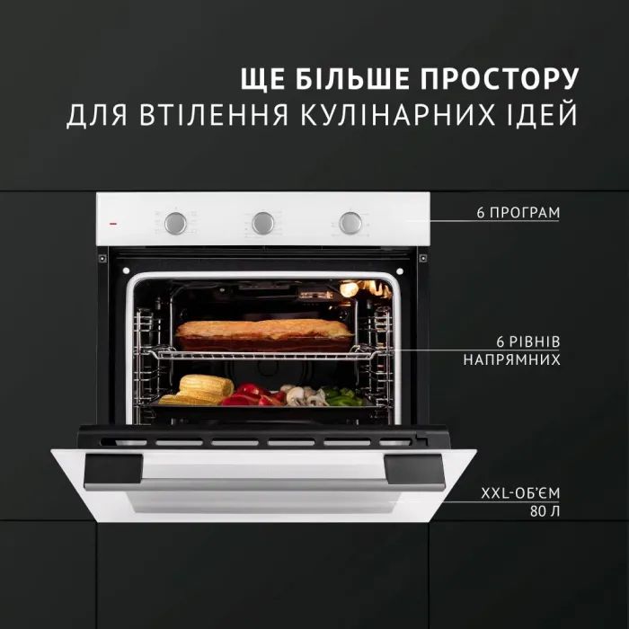 Духовой шкаф Perfelli PERLA 6M6 BIANCO изображение 11