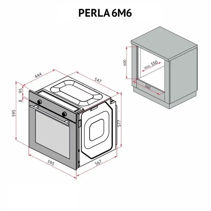 Духовой шкаф Perfelli PERLA 6M6 BIANCO изображение 12