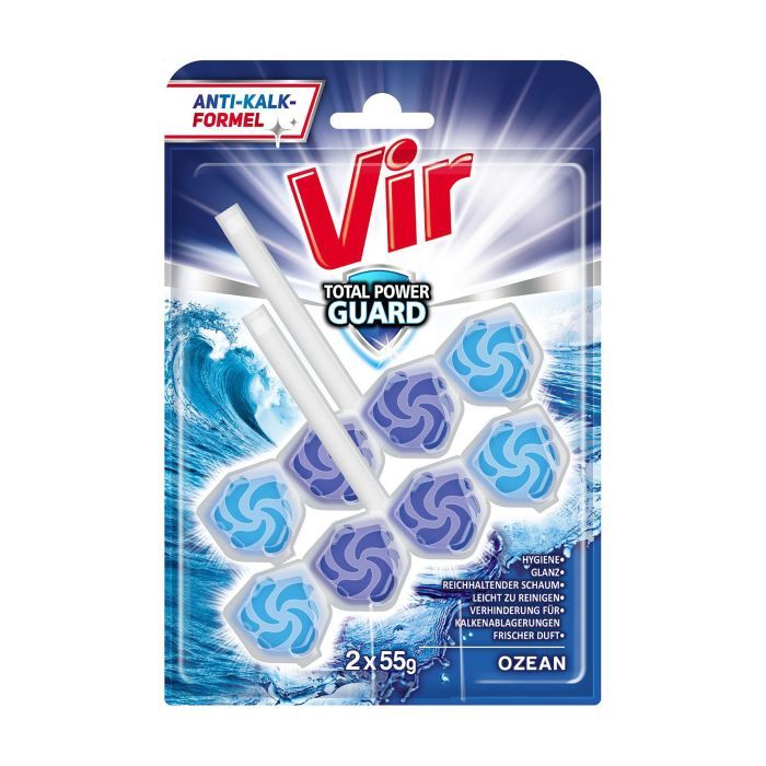 Туалетный блок Vir Total Power Guard Океан 2x55 г (3801003002209)