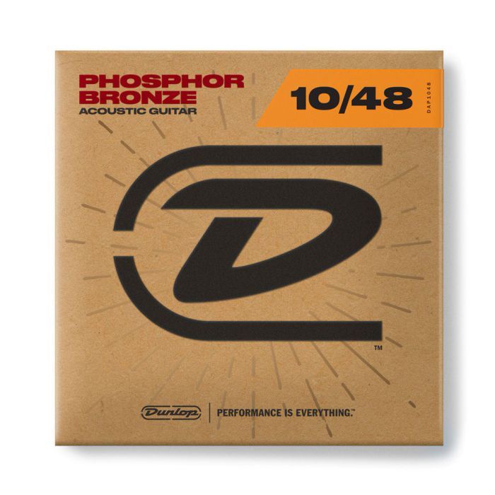 Струны для гитары Jim Dunlop Phosphor Bronze Acoustic Guitar Strings (10-48) (DAP1048) изображение 4