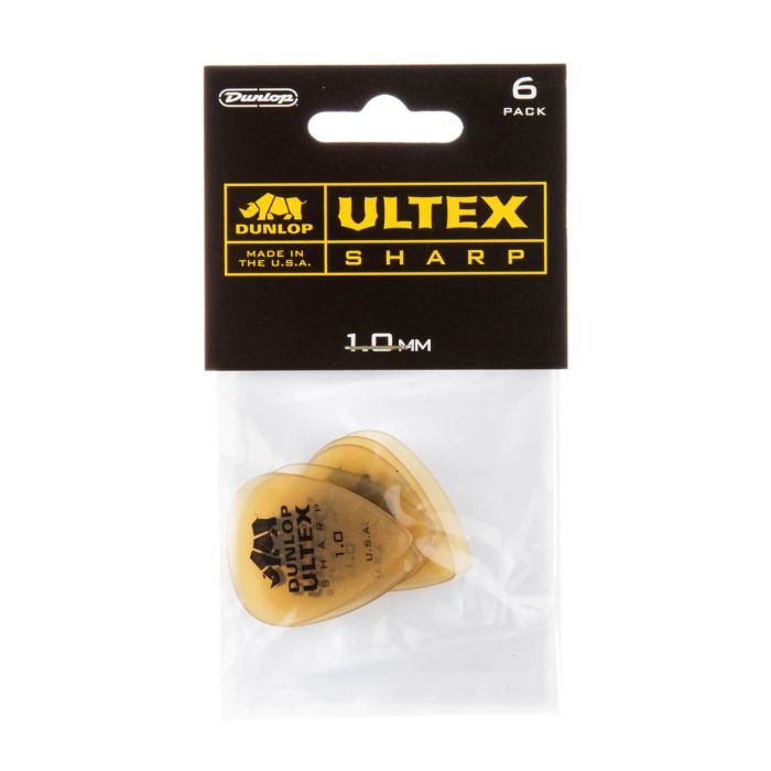Медіатор Jim Dunlop Ultex Sharp Pick 1.0mm 6 шт. (433P1.0) зображення 3