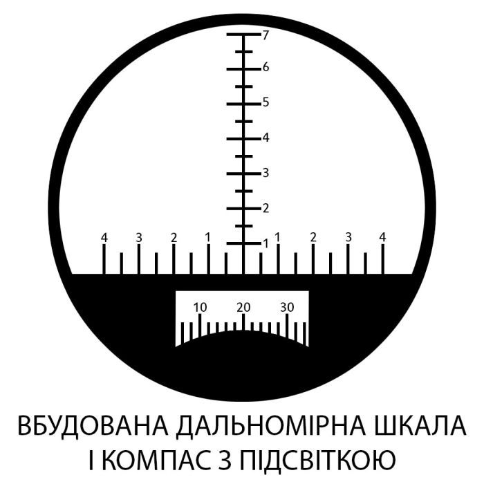 Бинокль Optima Floating Wateproof з далекомірною сіткою 10х50 (OPT-BIN10-50) изображение 5
