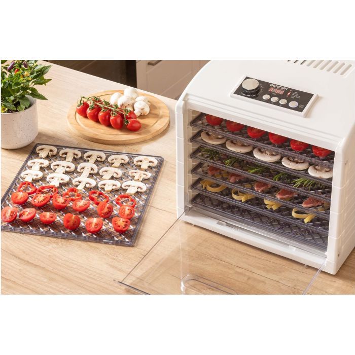 Сушка для овощей и фруктов Sencor SFD 6500WH изображение 7
