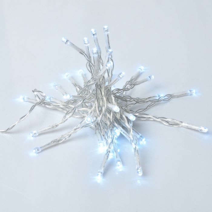 Гирлянда YES! Fun Нить 41 LED Холодно-белая 2.8 м Статичная На батарейках (975057)