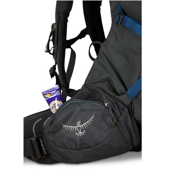 Рюкзак туристичний Osprey Aether Plus 70 black - S/M - чорний (009.2436) зображення 9
