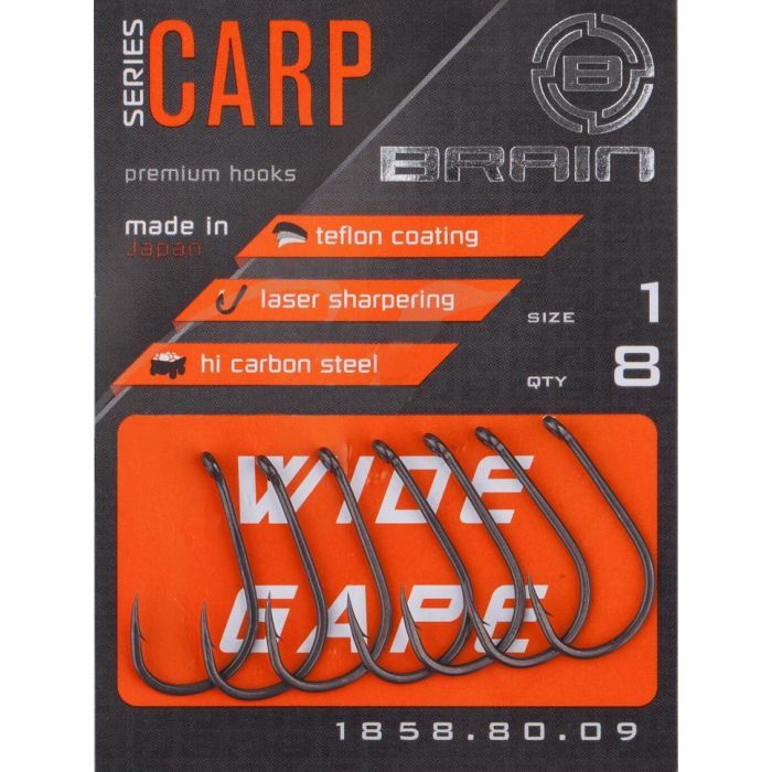 Крючок Brain Wide Gape 01 (8 шт/уп) (1858.80.09) изображение 2