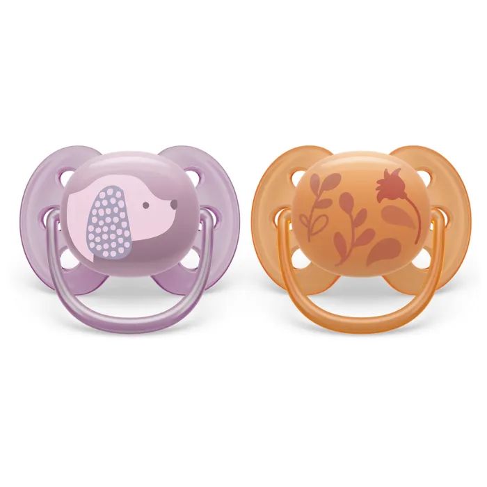 Пустышка Philips AVENT Ultra Soft ультрамягкая 6-18 мес 2 шт (SCF091/18) изображение 2