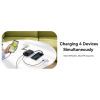 Батарея универсальная Baseus QPow2 20000mAh 30W, with 2*Type-C Cable, White (P10055009213-00) изображение 12