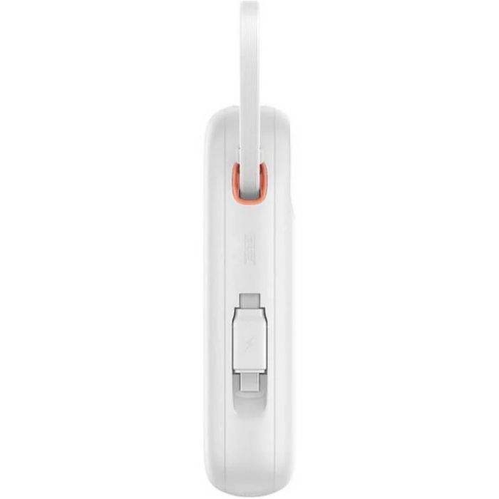 Батарея универсальная Baseus QPow2 20000mAh 30W, with 2*Type-C Cable, White (P10055009213-00) изображение 5