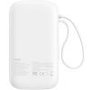 Батарея универсальная Baseus QPow2 20000mAh 30W, with 2*Type-C Cable, White (P10055009213-00) изображение 6