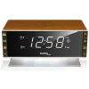 Настільний годинник Technoline з радіо WT487 Wireless Mobile Charging White/Brown (DAS302715) зображення 2