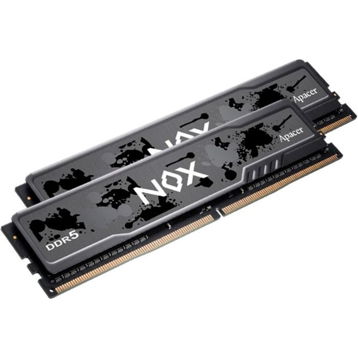 Модуль памяти для компьютера DDR5 32GB (2x16GB) 5600 MHz NOX Apacer (AH5U32G56C522MBAA-2) изображение 3