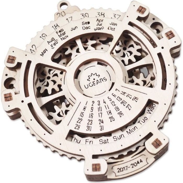 Конструктор Ugears механічний 3D Навігатор дат 2.0 (70218) зображення 4