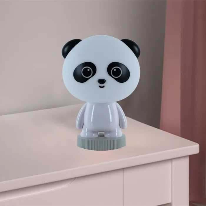 Ночник Kite Светильник LED с аккумулятором Panda, белый (K24-490-3-1) изображение 5