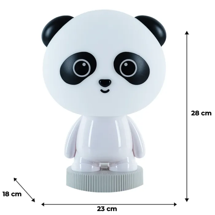 Нічник Kite Світильник LED з акумулятором Panda, рожевий (K24-490-3-2) зображення 6