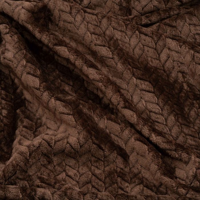 Плед Ardesto Jacquard Braid 200х220см, 100% поліестер, коричневий (ART0206JB) зображення 3