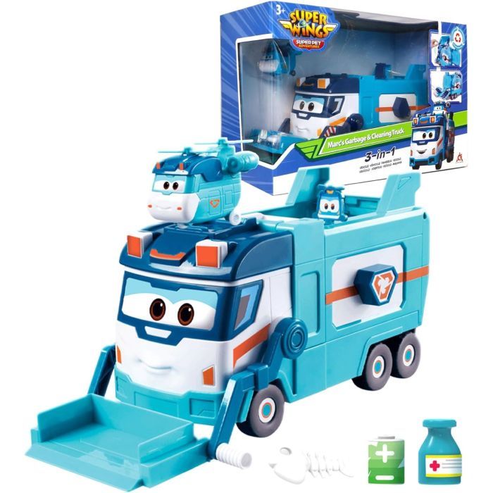 Игровой набор Super Wings Грузовик Марка для мусора и уборки грузовика и уборки (EU770854)
