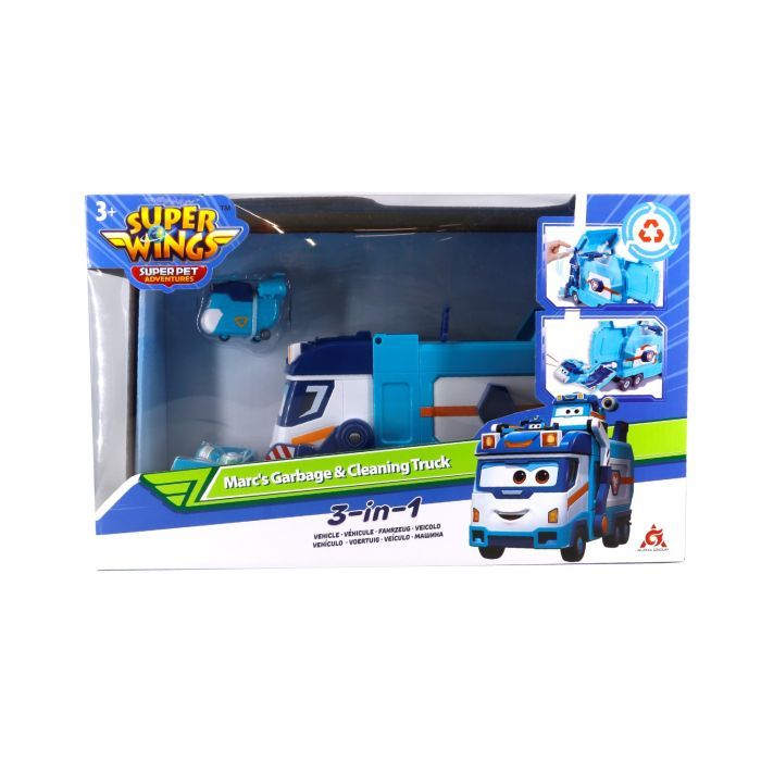Игровой набор Super Wings Грузовик Марка для мусора и уборки грузовика и уборки (EU770854) изображение 7