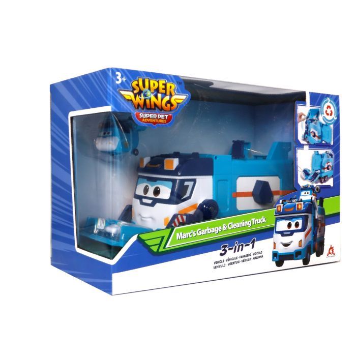 Игровой набор Super Wings Грузовик Марка для мусора и уборки грузовика и уборки (EU770854) изображение 8