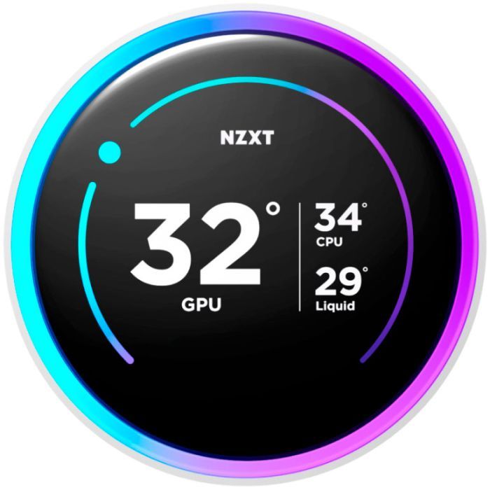 Система жидкостного охлаждения NZXT Kraken Elite RGB 240mm AIO (RL-KR24E-W2) изображение 3