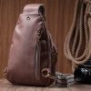 Сумка Vintage З отвором для навушників з екошкіри Коричнева (22786) зображення 11