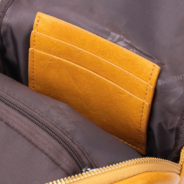 Сумка Vintage Из экокожи Желтая (22753) изображение 7