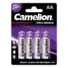 Батарейка Camelion AA LR6 Ultra Alkaline * 4 (LR6-BP4UT)