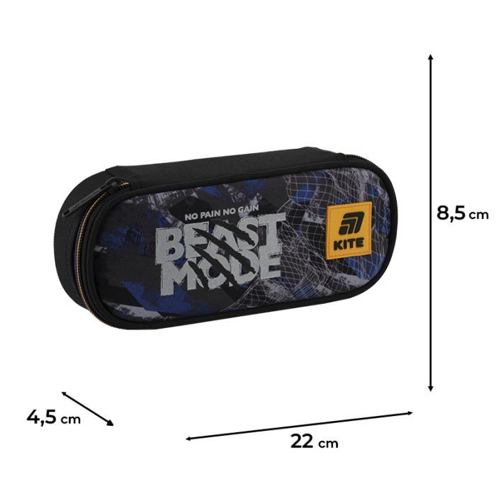 Пенал Kite 599 Beast mode (K25-599-8) изображение 2