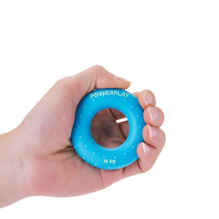 Эспандер PowerPlay PP-4338 Hand Grip Light 15 кг Блакитний (PP_4338_Blue_15kg) изображение 3