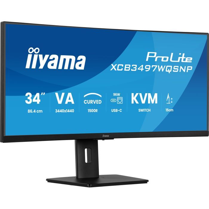 Монітор iiyama XCB3497WQSNP-B1 зображення 2