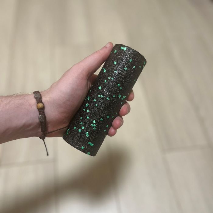 Масажный ролик PowerPlay PP-4346 Mini EPP Foam Roller 15x5,3см Чорно/Синій (PP_4346_Blue_(15*5)) изображение 5
