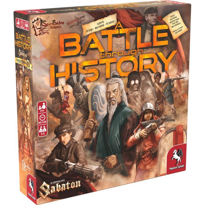 Настільна гра Pegasus Spiele Битва крізь історію: Пригода з Sabaton (A Battle Through History: An Adventure With Sabaton) (ан (PS200)