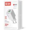 Зарядное устройство ColorWay GaN Mini 35W PD Port PPS USB (Type-C PD + USB QC4.0) white (CW-CHS055PD-WT) изображение 6