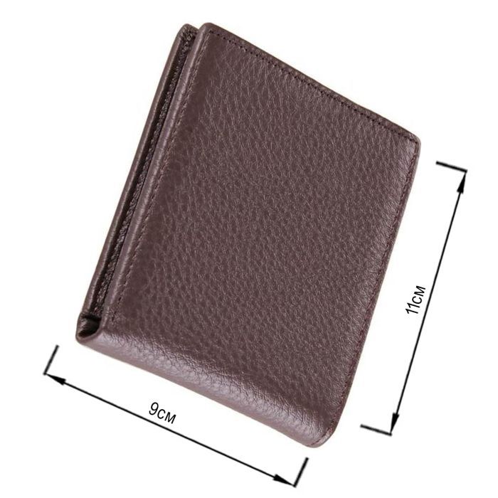 Кошелек Vintage Кожаный Коричневый (14515) изображение 3