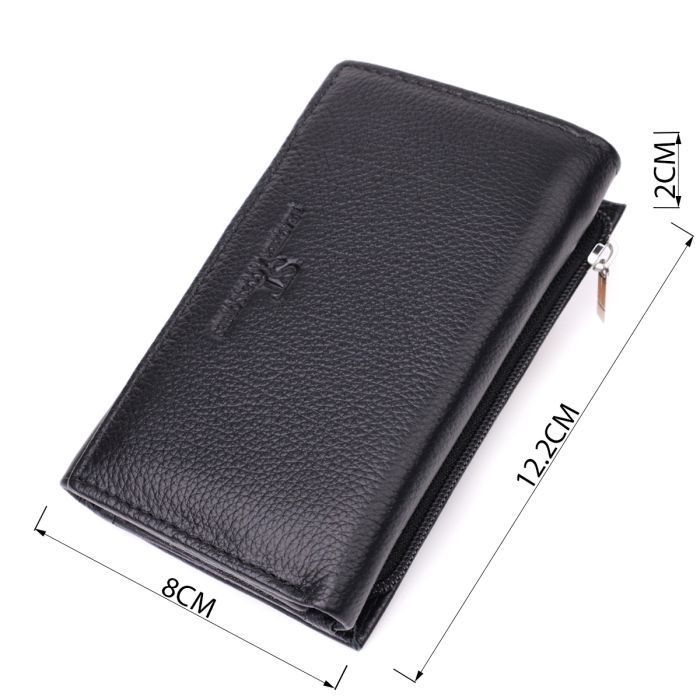 Гаманець ST Leather Шкіряний Чорний (22488) зображення 3